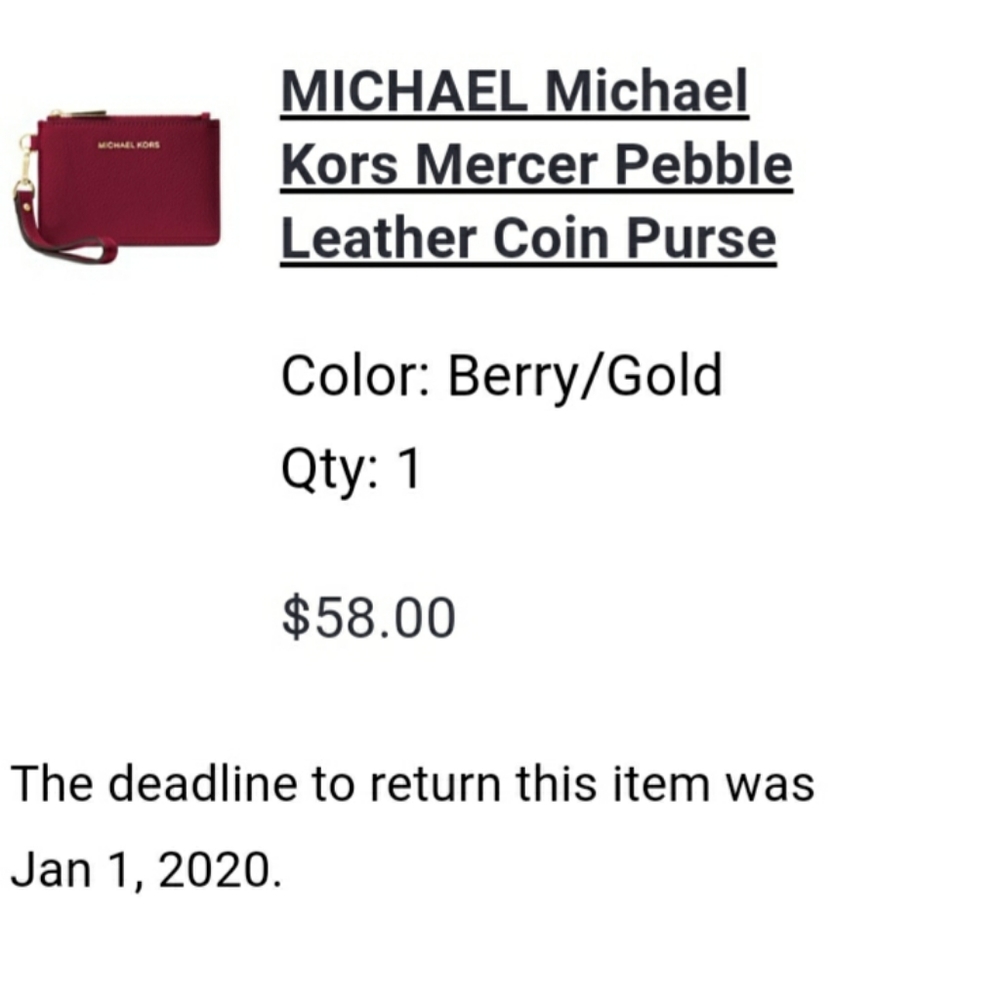Michael kors wristlet